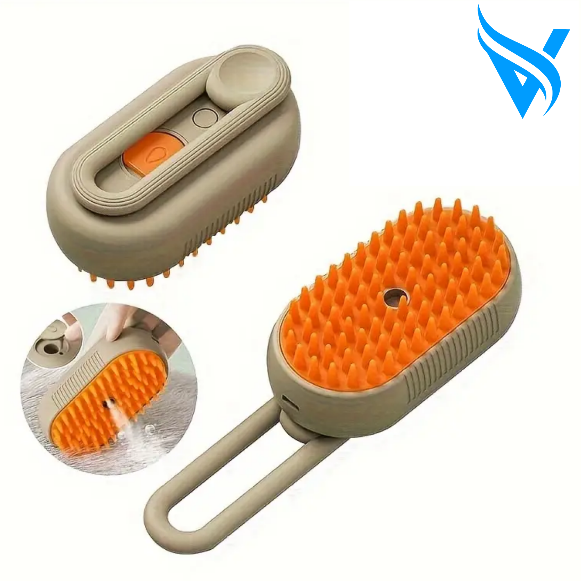 Cepillo Vaporizador para Mascotas 🐕
